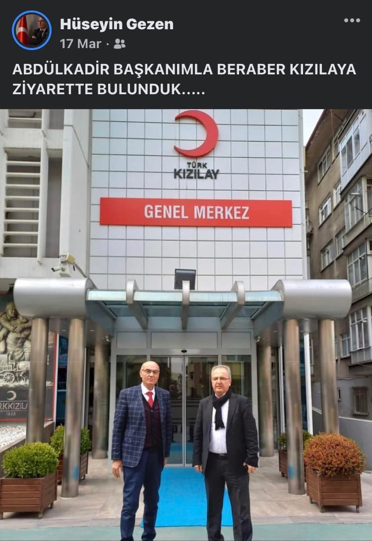 Kızılay Ankara genel merkez ziyaretinden arşiv paylaşımı
